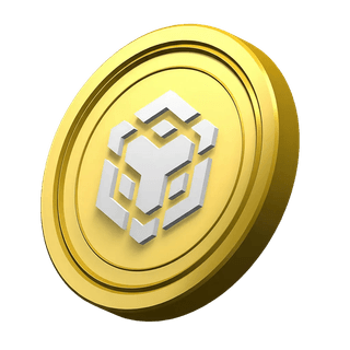 Moneda Binance BNB în calitate de element ornamental al spațiului de încredere comunitar