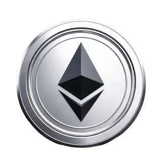 Iconă flotantă a criptomonedei Ethereum ETH